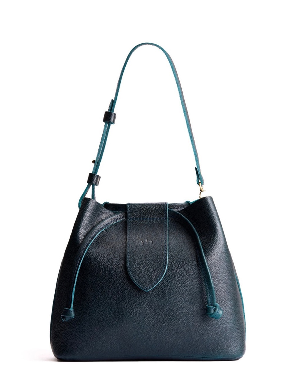 Portland Leather Firefly Bucket Bag- Color Boreal